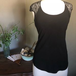 Helmut Lang silk and lace camisole